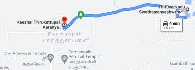 Keezhai 
Tirukattuppalli route map