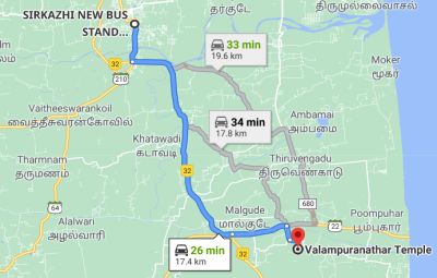 valampuram route map