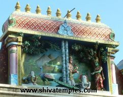 swami sannidhi entrance stucco image