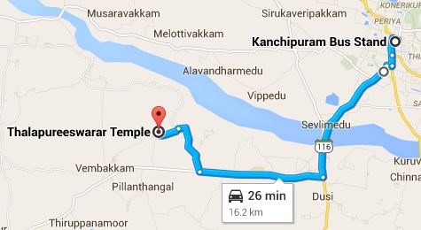 Tiruppanangadu route map