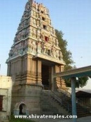 View from inside the temple