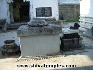 Two balipeetam and Nandi