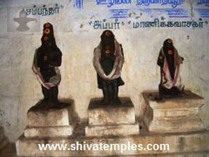 Sambandhar, Manickavasakar, Tirunavukkarasar