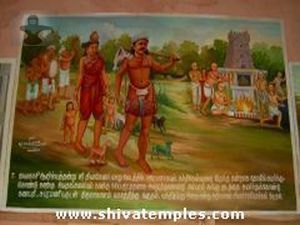 A Painting depicting the Sthala Purana