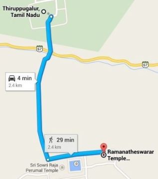 Raamanadeechuram map