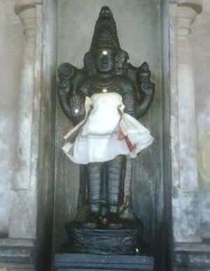 Mahavishnu in the Garbhagriha Goshta