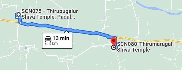 Tirumarugal route map