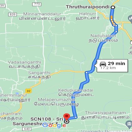 Idumbavanam map