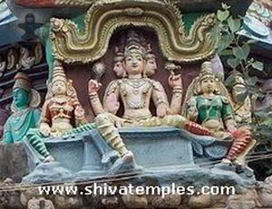 இறைவன் கருவறை விமானத்தில் பிரம்மா