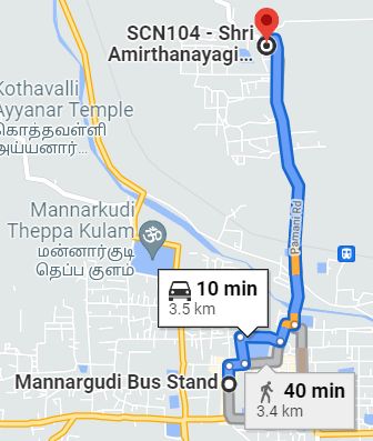 tirupoovanaur route map