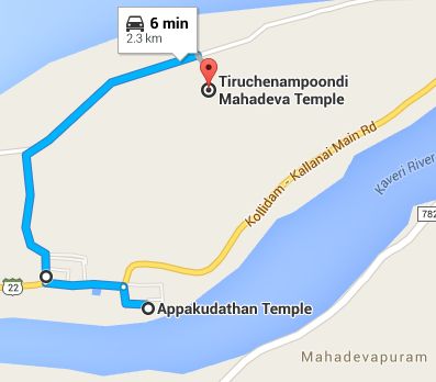 Sadaimudi route map
